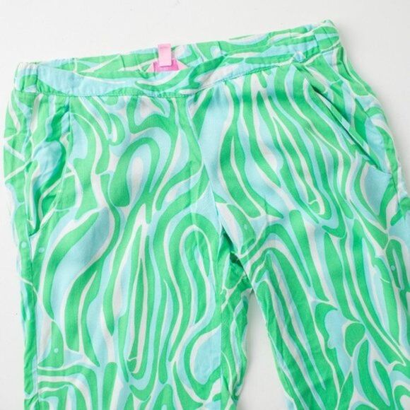 Lilly Pulitzer Cambridge Palazzo Finders Keepers Print Pants Size XS - Picture 2 of 4
